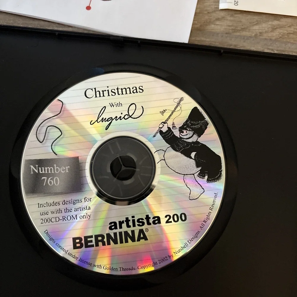 Studio BERNINA Embroidery Designs Christmas With Ingrid CD‎ Version